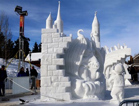 Breckenridge ice carving - Jan 24, 2023 · This year, we celebrate the 32nd Annual International Snow Sculpture Championship from Jan. 23-Feb. 1. 12 teams join us from as far away as India and as close as our very own Breck itself. Each team will hand carve a 12-foot-tall, 25-ton block of man-made snow. Artists will sculpt around the clock across five days to bring their ideas to life. 
